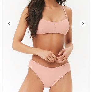 gorgeous pink swimsuit set